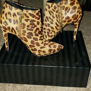 Leopard booties